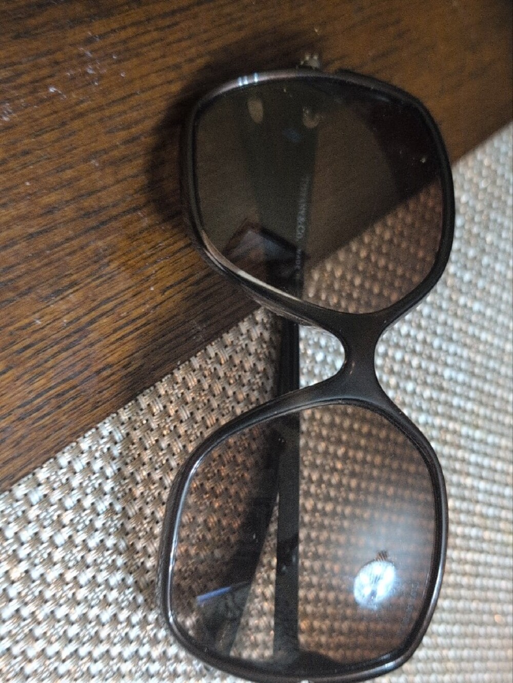 Tiffany & Co. Black Rounded Rectangular Sunglasses - Picture 2 of 4